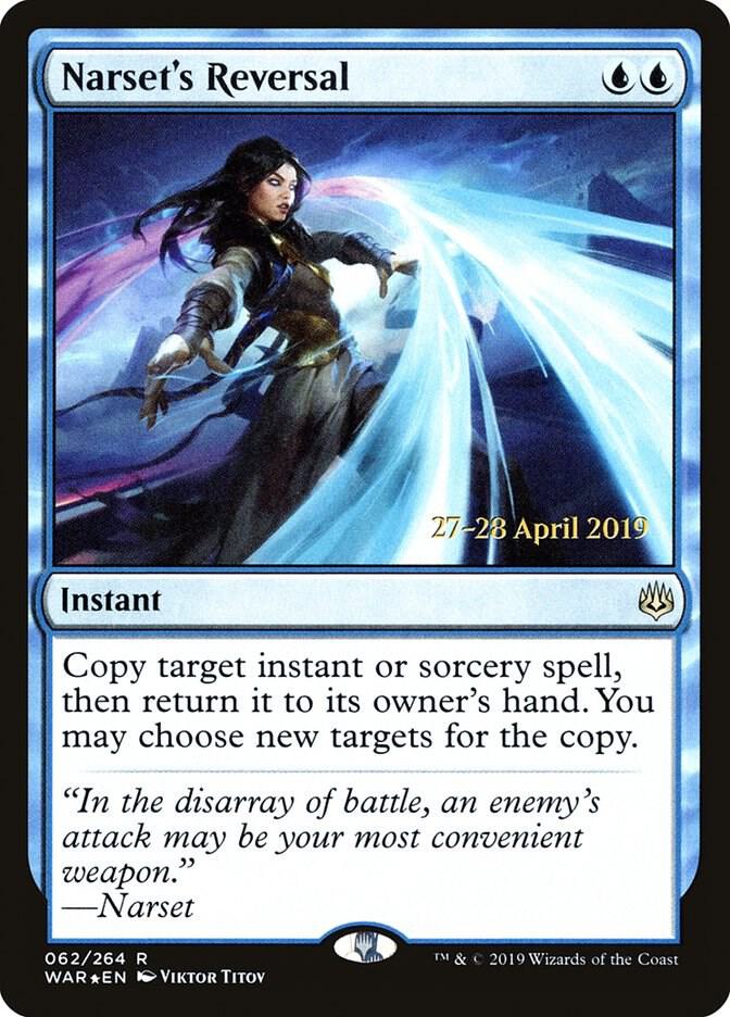 Narset's Reversal [Prerelease Cards] 62