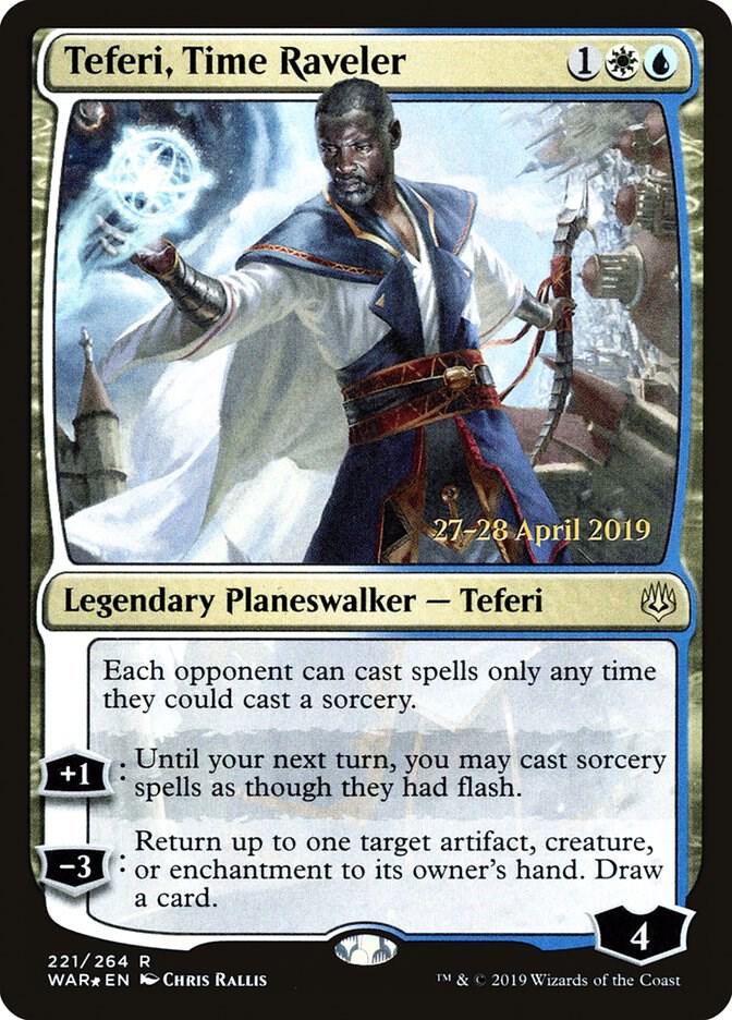 Teferi, Time Raveler [Prerelease Cards] 221