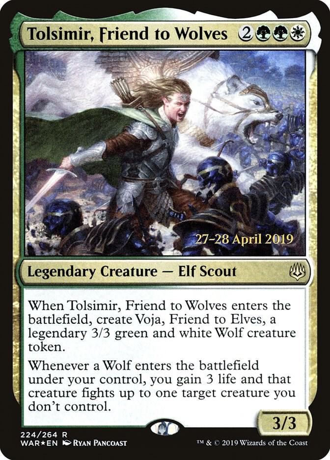 Tolsimir, Friend to Wolves [Prerelease Cards] 224