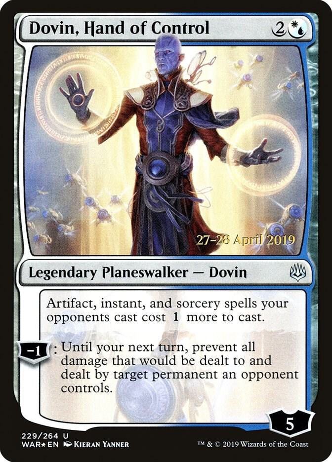 Dovin, Hand of Control [Prerelease Cards] 229