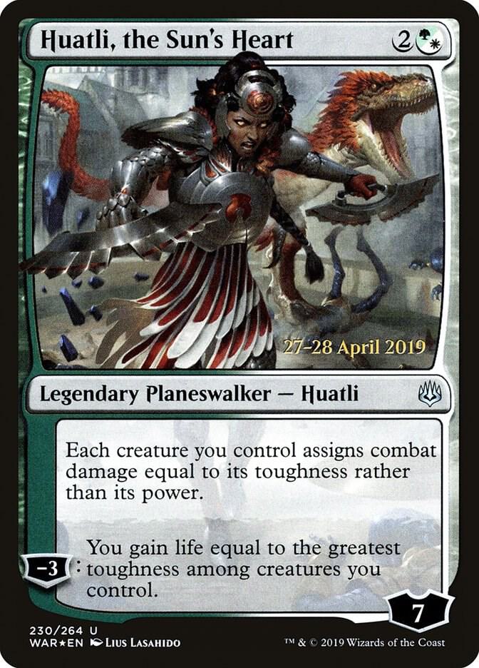 Huatli, the Sun's Heart [Prerelease Cards] 230
