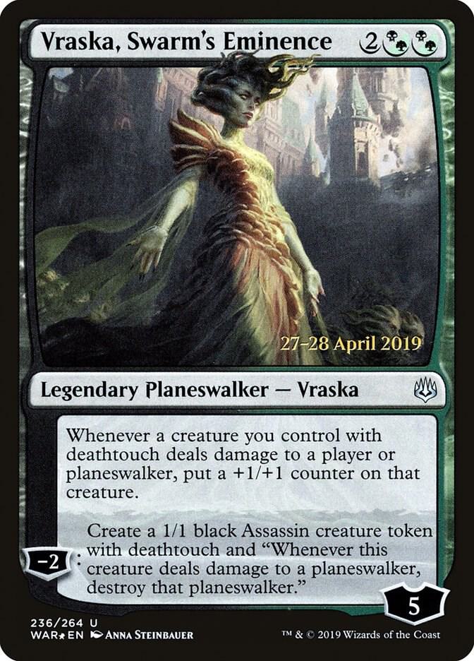 Vraska, Swarm's Eminence [Prerelease Cards] 236