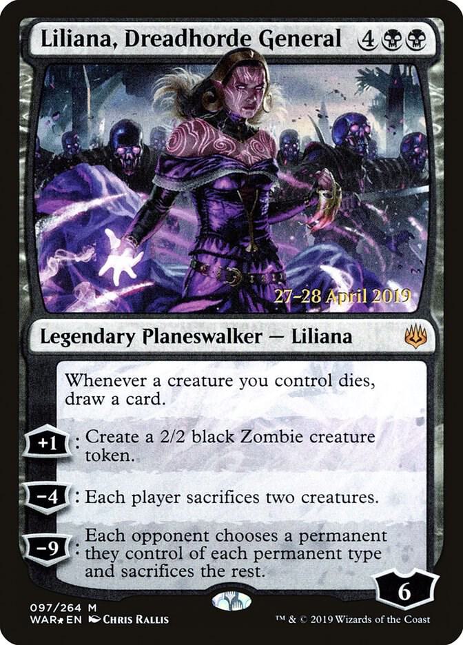 Liliana, Dreadhorde General [Prerelease Cards] 97
