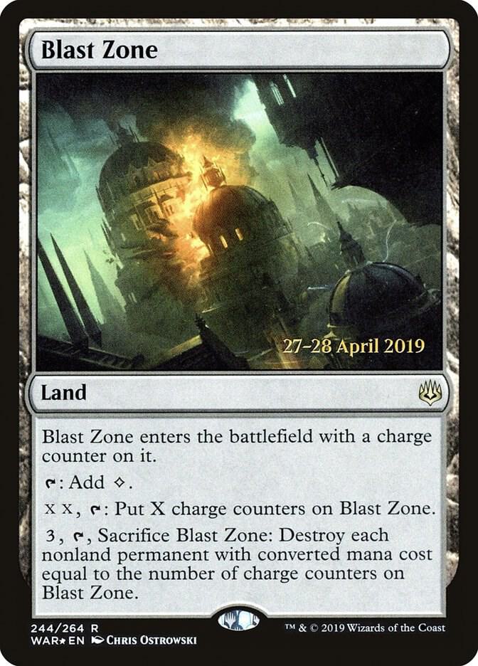 Blast Zone (WAR) [Prerelease Cards] 244