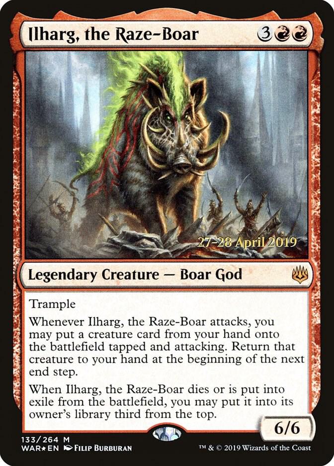 Ilharg, the Raze-Boar [Prerelease Cards] 133