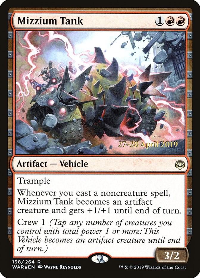 Mizzium Tank [Prerelease Cards] 138