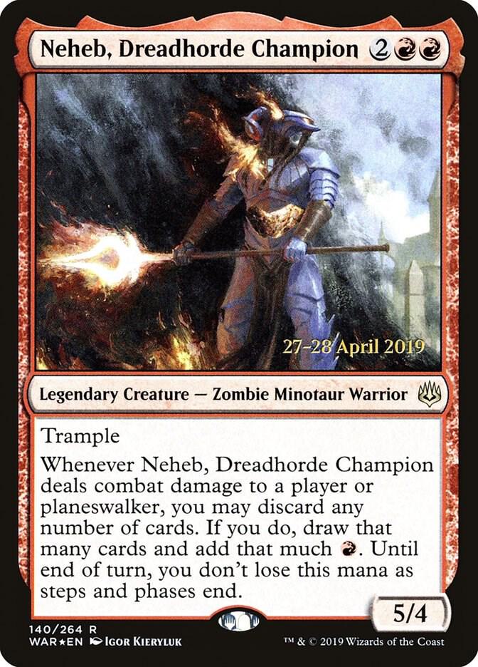 Neheb, Dreadhorde Champion [Prerelease Cards] 140