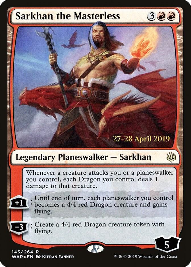 Sarkhan the Masterless [Prerelease Cards] 143
