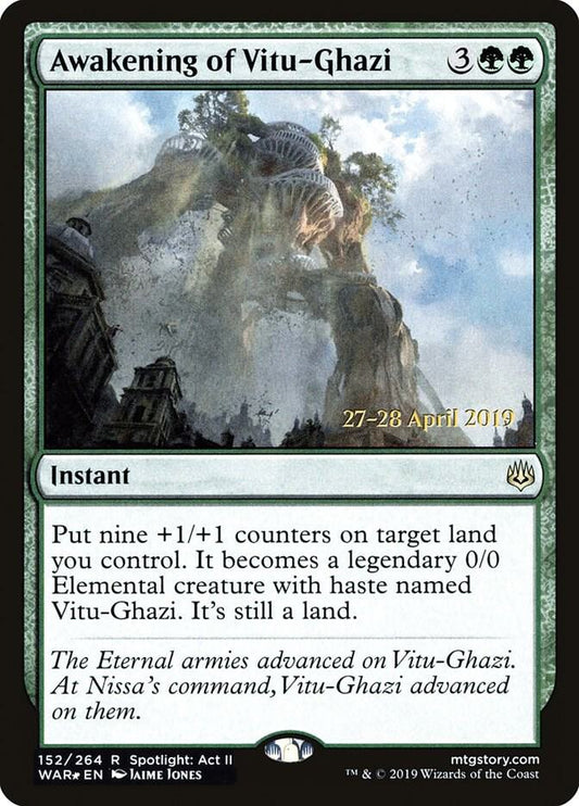 Awakening of Vitu-Ghazi [Prerelease Cards] 152