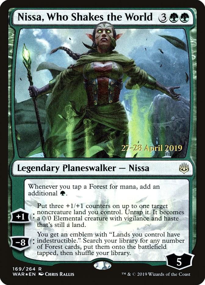 Nissa, Who Shakes the World [Prerelease Cards] 169