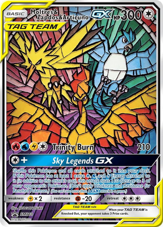 Moltres & Zapdos & Articuno GX [SM Promos] SM210