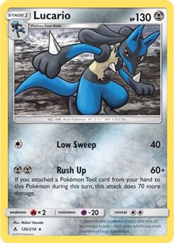 Lucario - 126/214 (SM Unbroken Bonds) [Deck Exclusives] 126/214