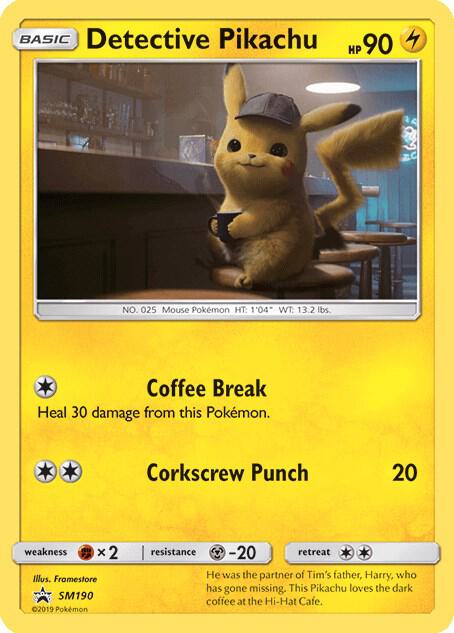 Detective Pikachu - SM190 [SM Promos] SM190