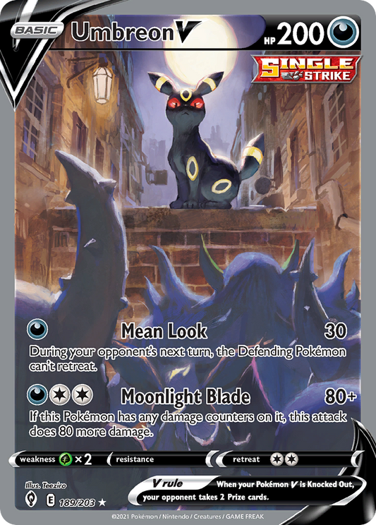 Umbreon V - 189/203 Evolving Skies