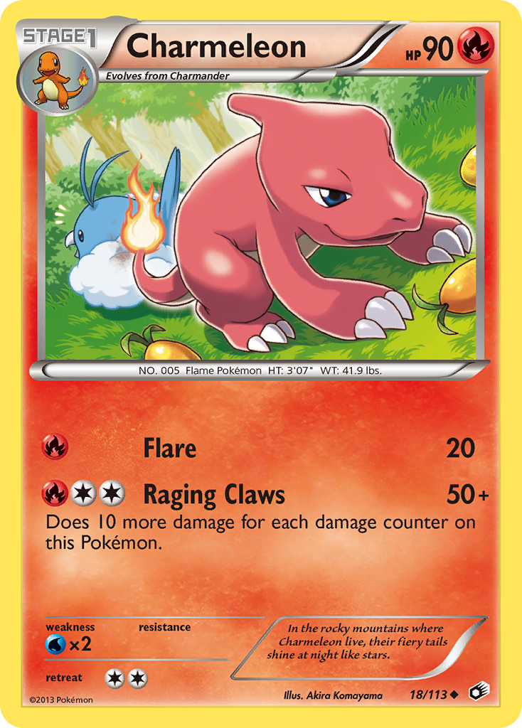 Charmeleon - 18/113 Legendary Treasures