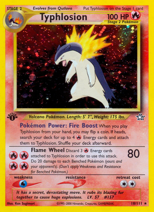 Typhlosion - 18/111 Neo Genesis