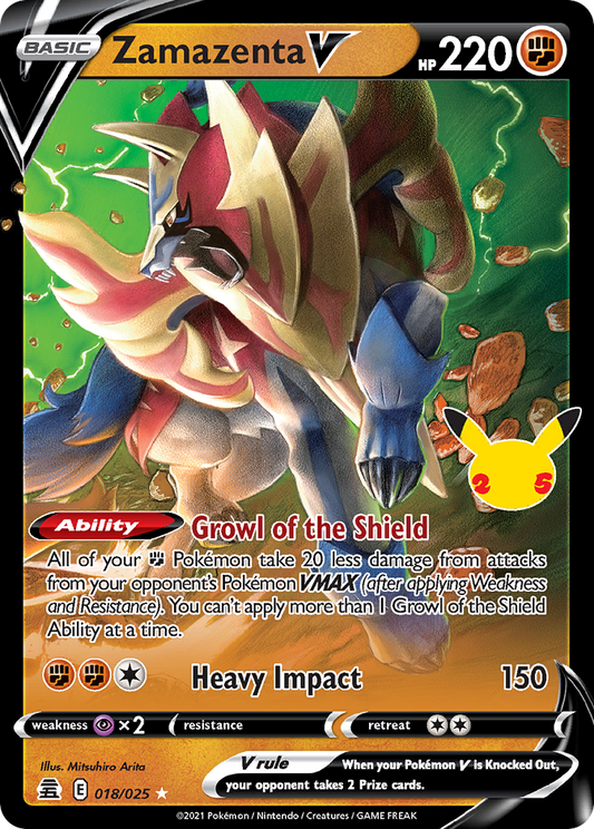 Zamazenta V - 18/25 Celebrations