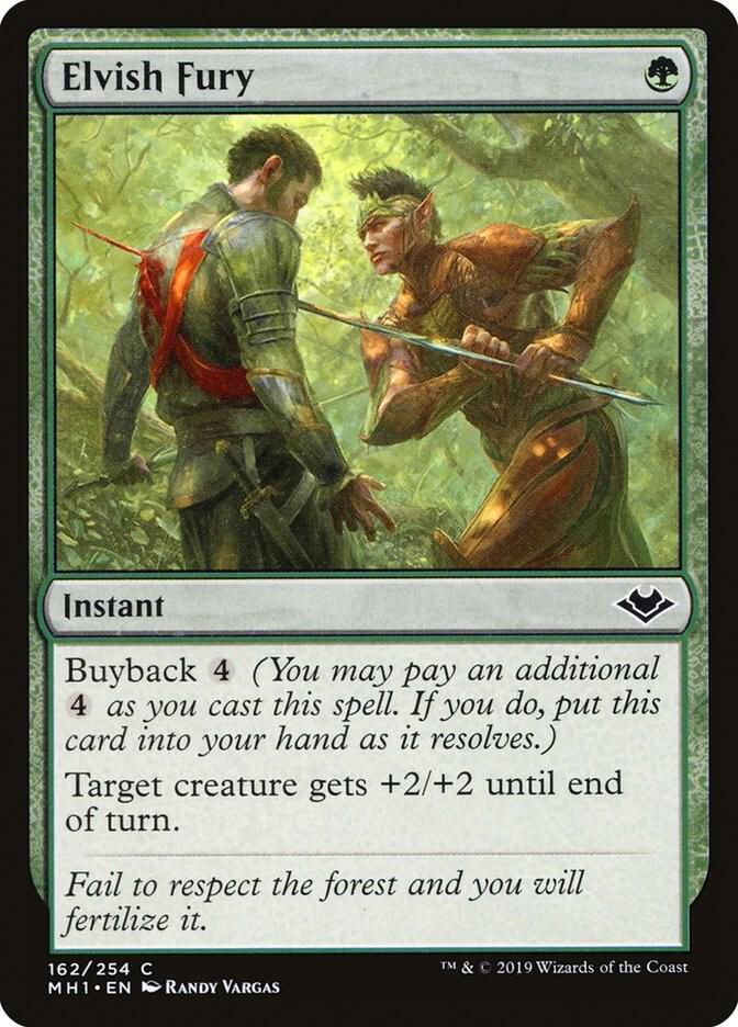 Elvish Fury [Modern Horizons] 162