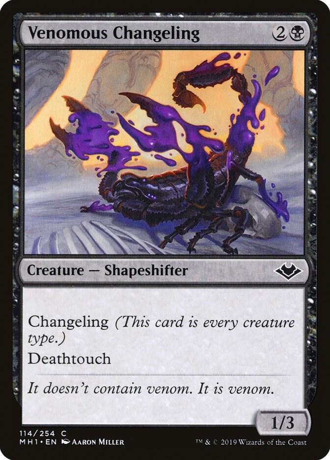 Venomous Changeling [Modern Horizons] 114