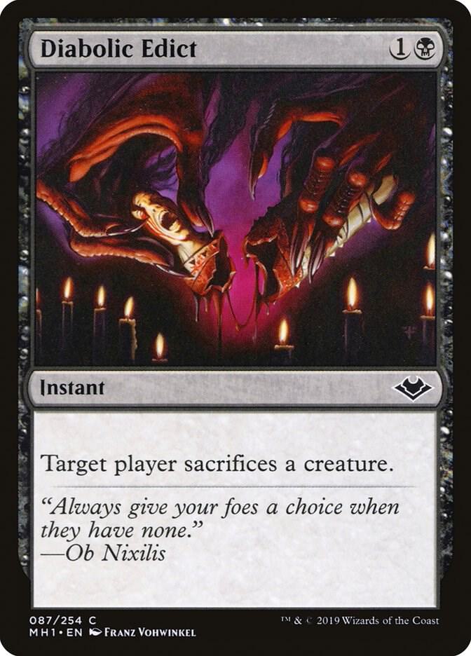 Diabolic Edict [Modern Horizons] 87