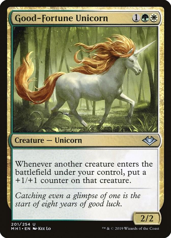 Good-Fortune Unicorn [Modern Horizons] 201