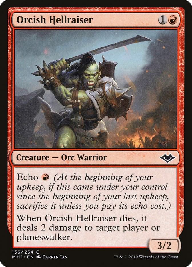 Orcish Hellraiser [Modern Horizons] 136