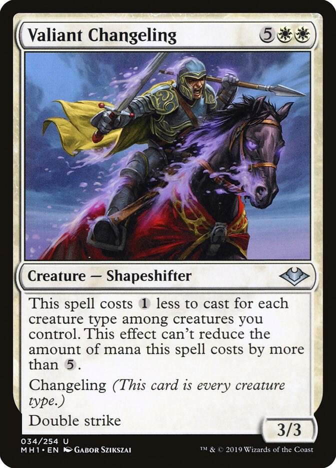 Valiant Changeling [Modern Horizons] 34