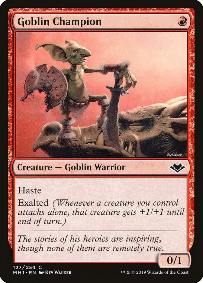 Goblin Champion [Modern Horizons] 127