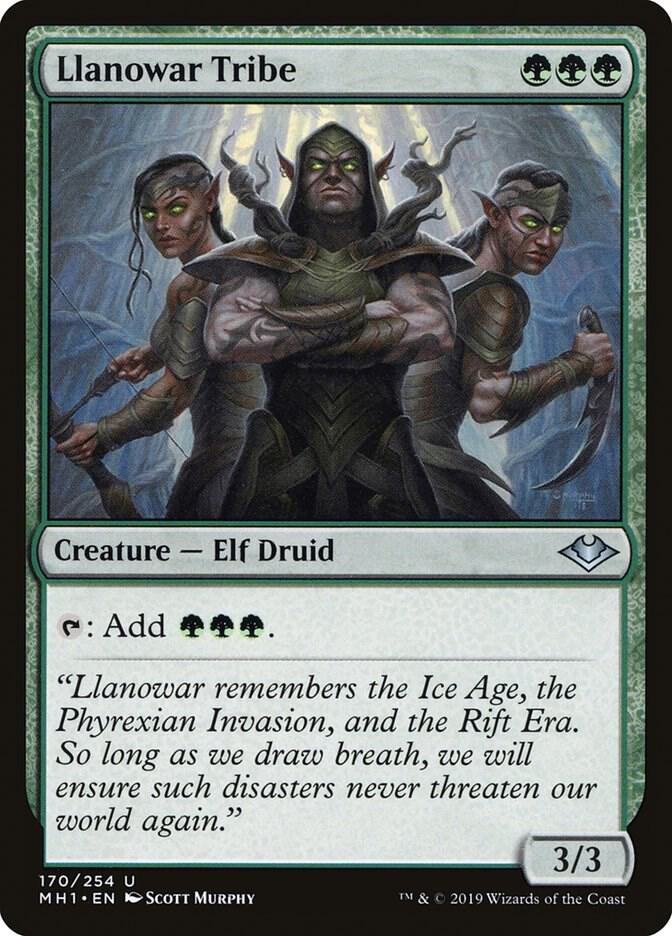 Llanowar Tribe [Modern Horizons] 170