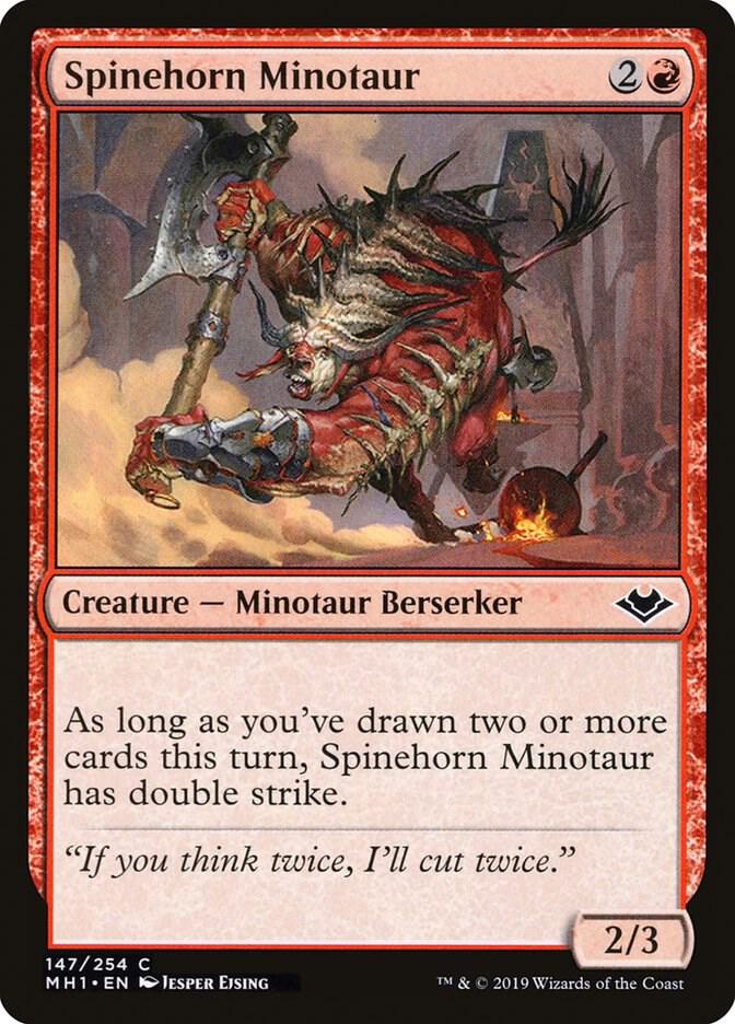 Spinehorn Minotaur [Modern Horizons] 147