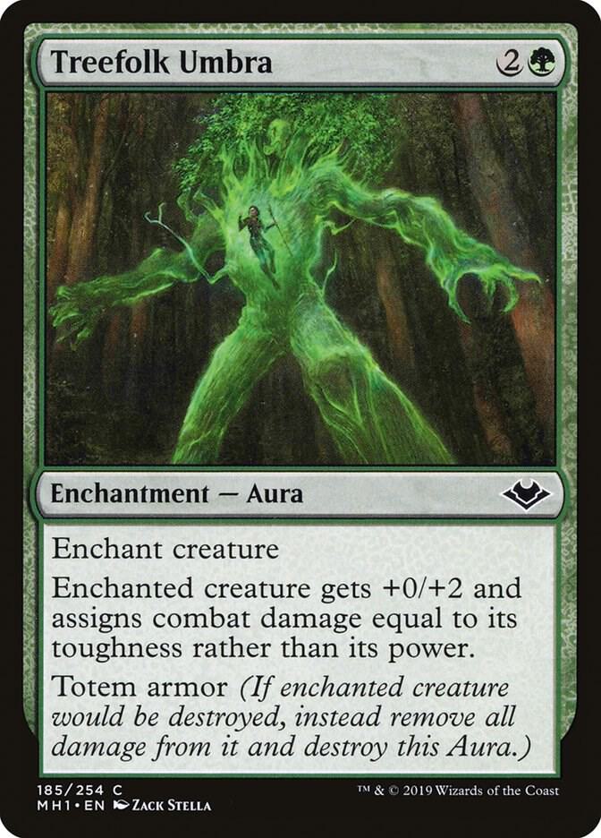 Treefolk Umbra [Modern Horizons] 185