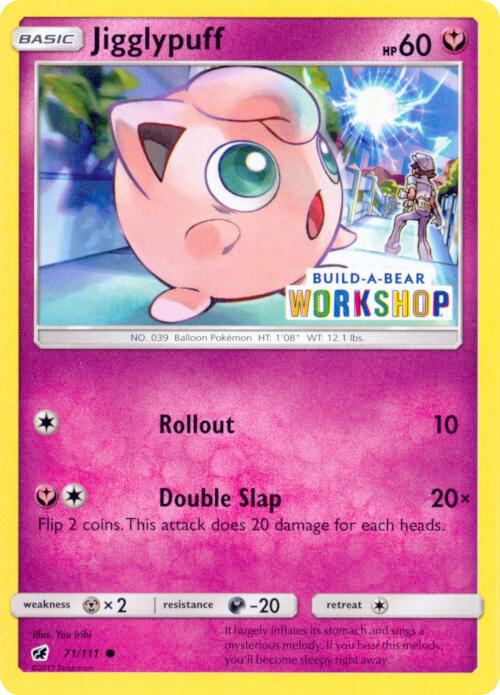 Jigglypuff - 71/111 (Build-A-Bear Workshop Exclusive) [Miscellaneous Cards & Products] 071/111