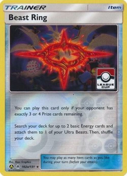 Beast Ring - 102a/131 (League Cup) [League & Championship Cards] 102a/131
