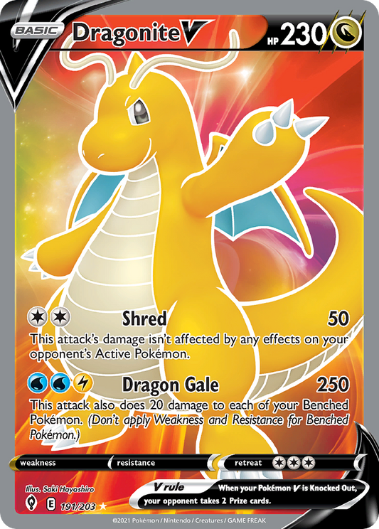 Dragonite V - 191/203 Evolving Skies