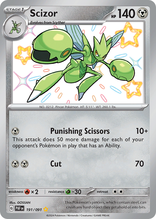 Scizor - 191/91 Paldean Fates