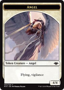 Angel // Bird Double-Sided Token [Modern Horizons] 2 // 3