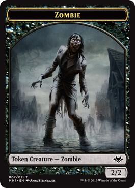 Zombie // Bear Double-Sided Token [Modern Horizons] 7 // 11