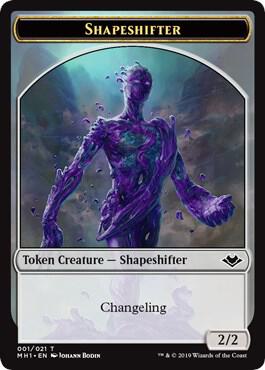 Shapeshifter // Emblem - Wrenn and Six Double-Sided Token [Modern Horizons] 1 // 21