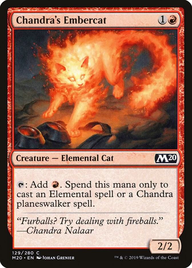 Chandra's Embercat [Core Set 2020] 129
