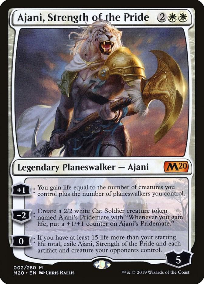 Ajani, Strength of the Pride [Core Set 2020] 2
