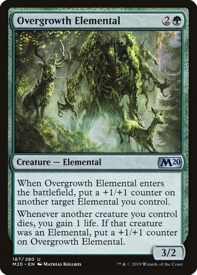 Overgrowth Elemental [Core Set 2020] 187