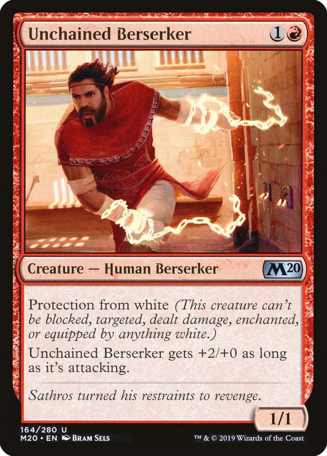 Unchained Berserker [Core Set 2020] 164
