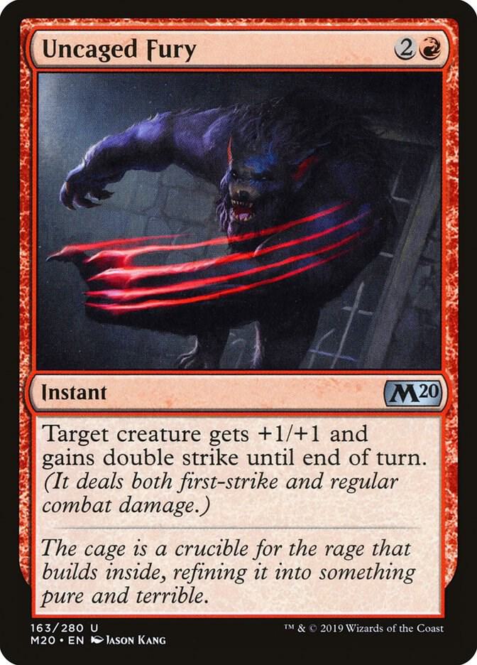 Uncaged Fury [Core Set 2020] 163