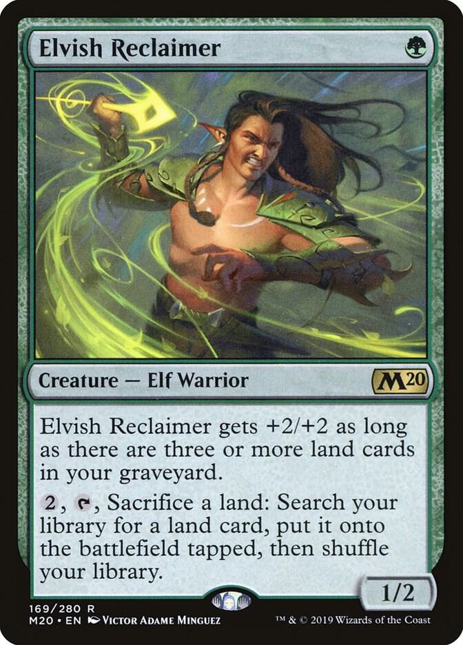 Elvish Reclaimer [Core Set 2020] 169