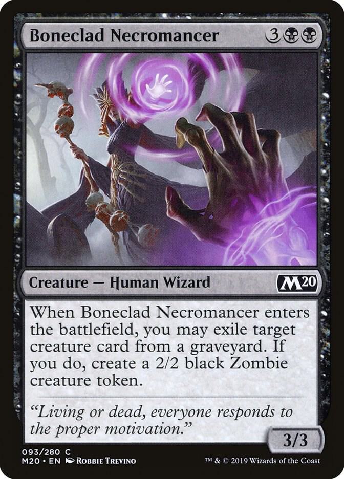 Boneclad Necromancer [Core Set 2020] 93