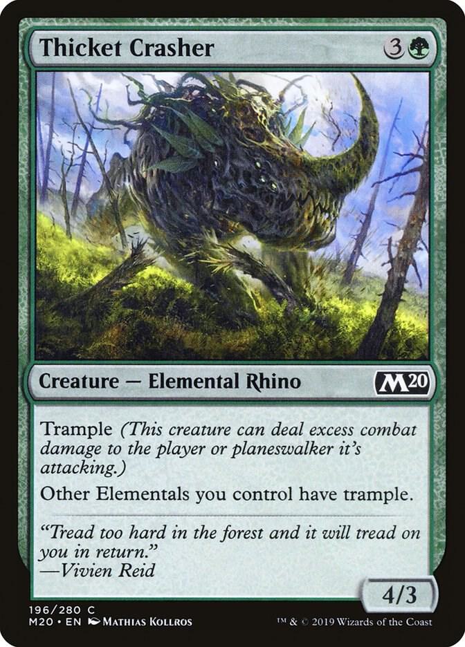 Thicket Crasher [Core Set 2020] 196
