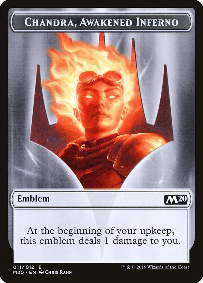Emblem - Chandra, Awakened Inferno [Core Set 2020] 11