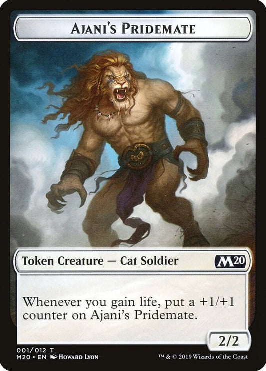 Ajani's Pridemate Token [Core Set 2020] 1