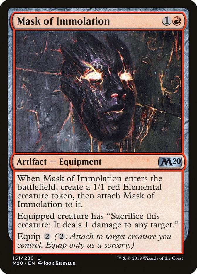Mask of Immolation [Core Set 2020] 151
