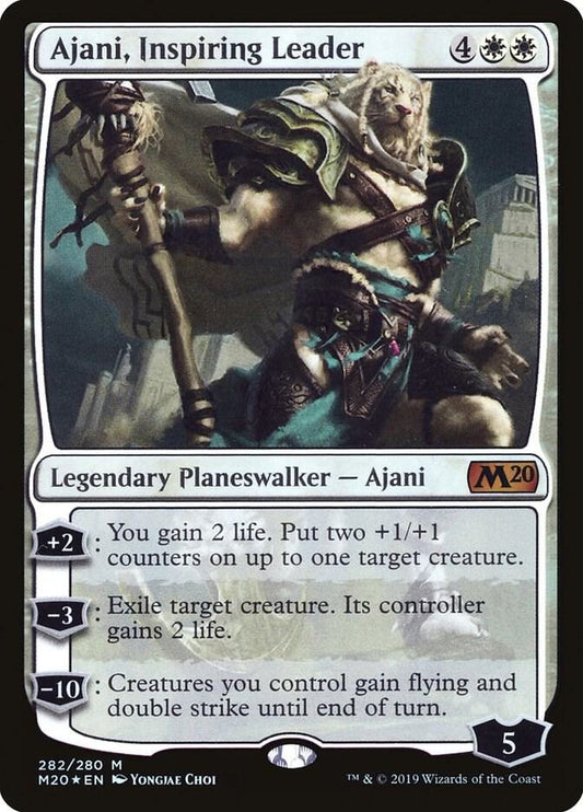 Ajani, Inspiring Leader [Core Set 2020] 282